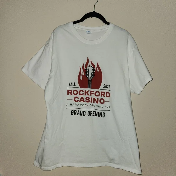 Hard Rock Rockford Casino Shirt - Picture 1 of 4